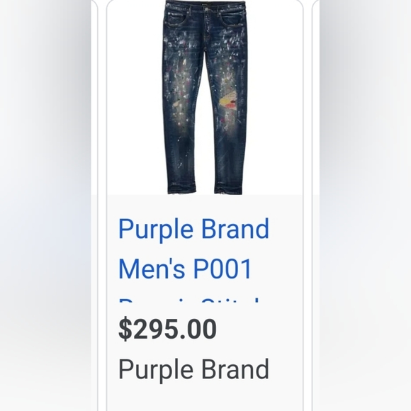 NWT PURPLE BRAND JEANS - Picture 1 of 17